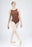 Mondor - Adult Halter Eco leotard - Chesnut