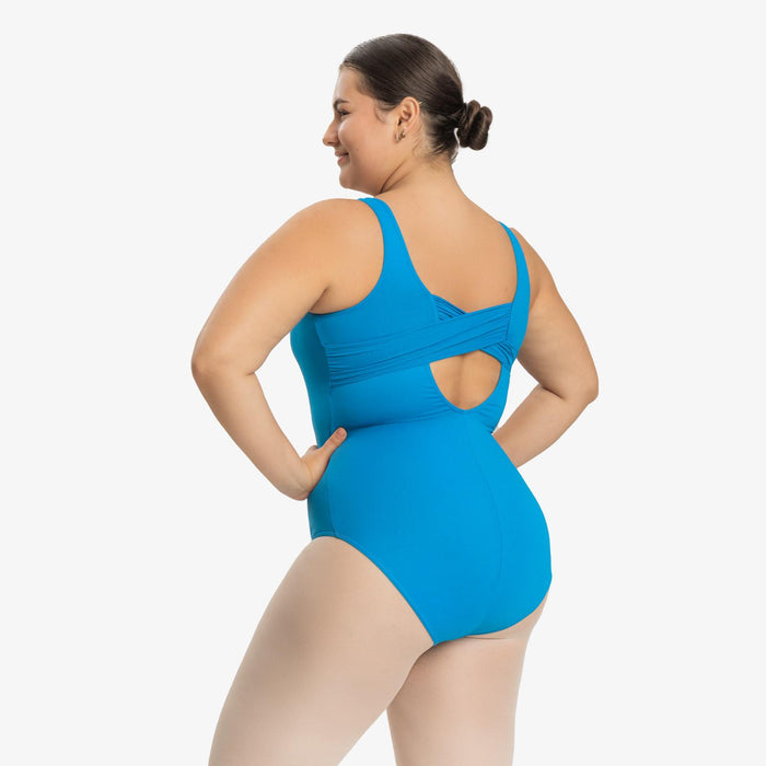 SoDanca - Marla Curvy Tank Leotard with Criss-Cross Straps on Back