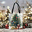 Nutcracker and Christmas Tree Canvas Tote