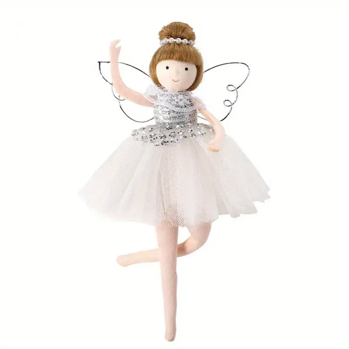 Ballerina Girl Ornament - Silver