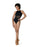 Danznmotion - Adult High Neck Leotard With Sheer Waist