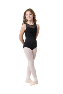 Danznmotion - Kids Bella Tank Leotard With Sequin Detail