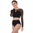 Body Wrappers - Womens Tiler Peck Long Sleeve Dance Crop Top