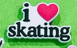 Jibbitz I Love Skating