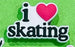 Jibbitz I Love Skating