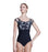 Lulli - Adult Adrianna Cap Sleeve Tie Dye Leotard - Black