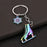 Colorful Skate Keychain