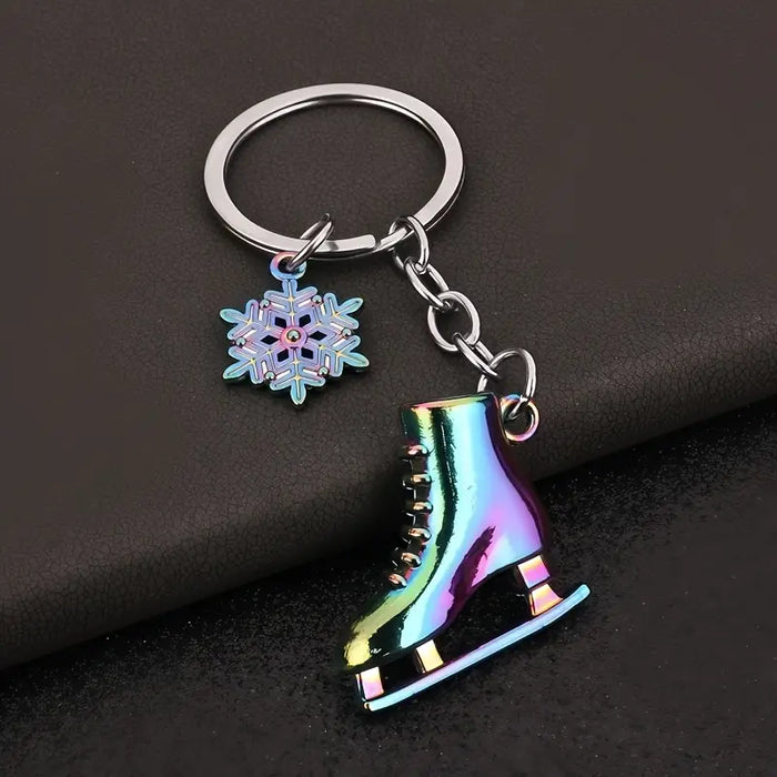 Colorful Skate Keychain