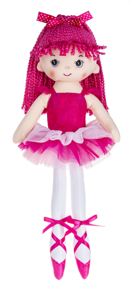 Ganz - Clarabelle Ballerina Doll - Hot Pink